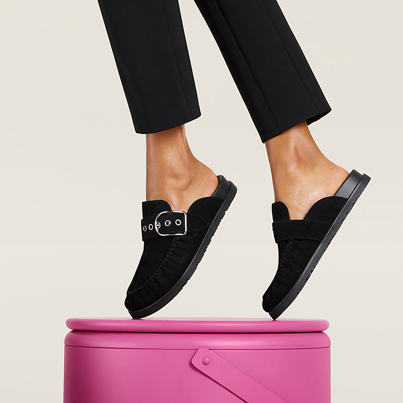 ランク N 新品 HERMÈS エルメス サンダル シプレ ブラック (89
